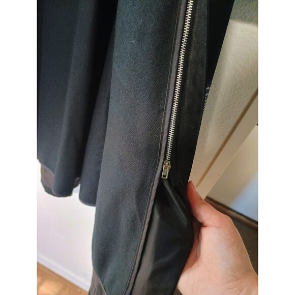 VTG London Fog Trench Coat Women's Large Petite Black With Removable Lining - Picture 7 of 15